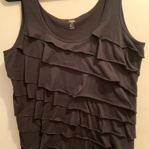 Tommy Hilfiger XL tiered ruffle tank